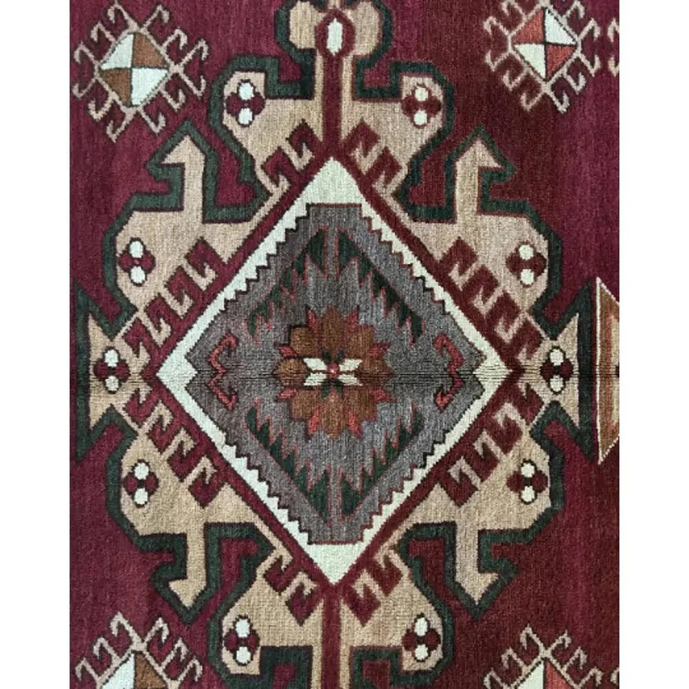 Handmade Antique Turkish Rug Carpet- Soft Wool Turkish Kars Rug, 6x10 Area Rug